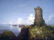 Thomas, Italian Coast Scene with Ruined Tower